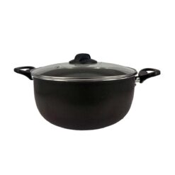 Grafito Olla 24 cms. c/asas y tapa 7 lts